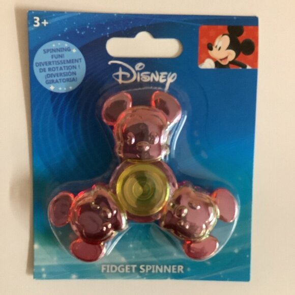 Disney Mickey & Minnie 3 Inches Each Fidget Spinner New In Package - Picture 2 of 8